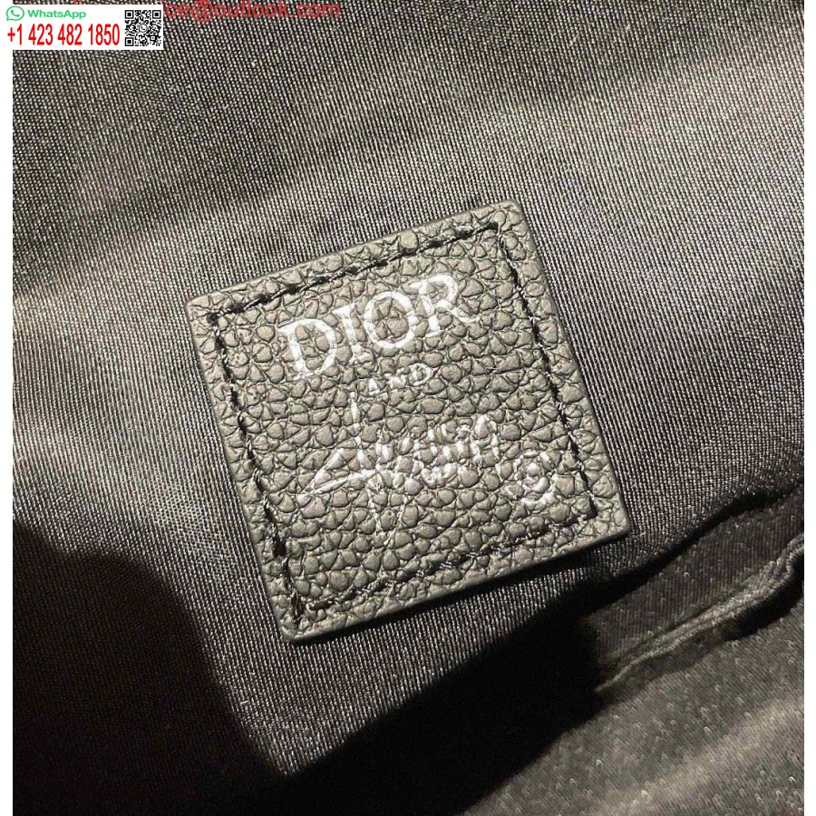 Replika Dior M0446 Satteltasche Dior Kalbsledertasche Schwarz