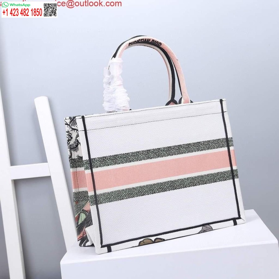Replica Dior M1286 Dior Bok Tote Coeur En Fleurs Väska