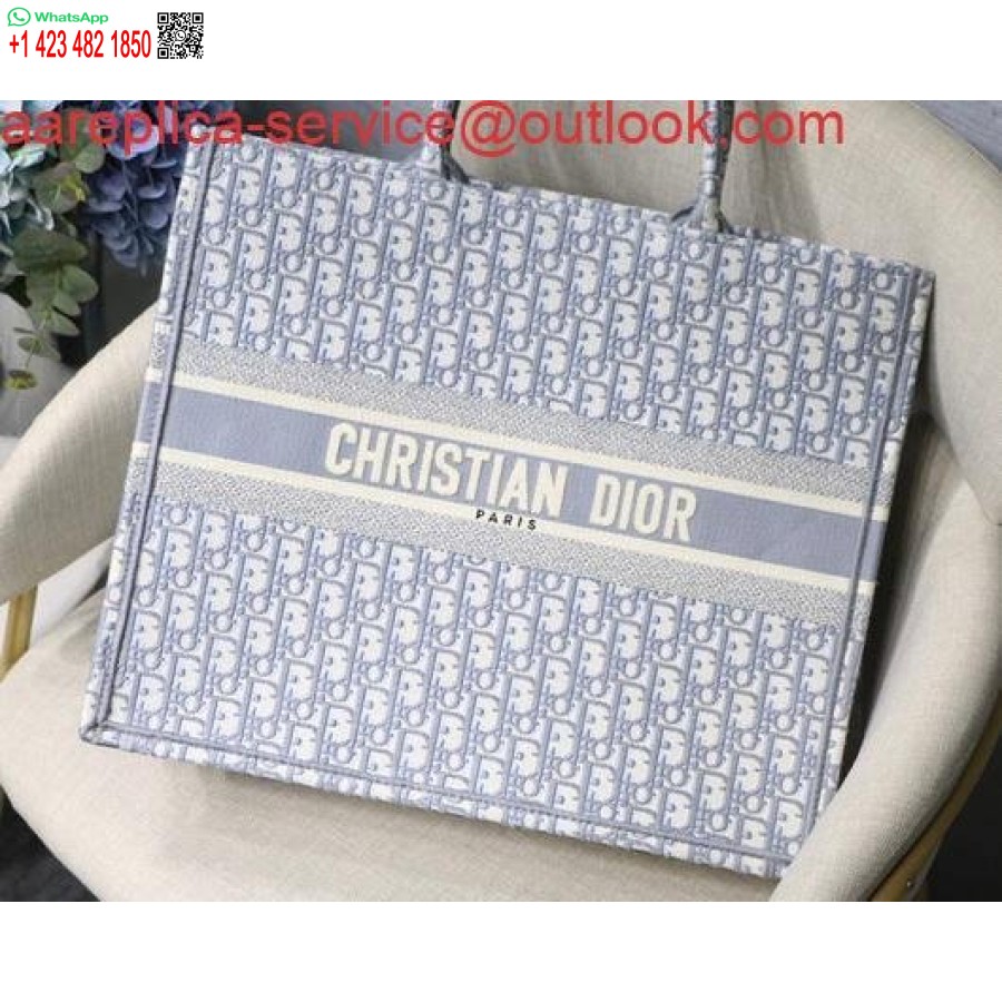 Replica Dior M1286 Borsa A Tracolla Christian Dior Shopping Bag Grigia