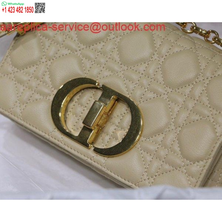 طبق الاصل ديور M9241 ديور حقيبة ديور كارو الصغيرة المشمش