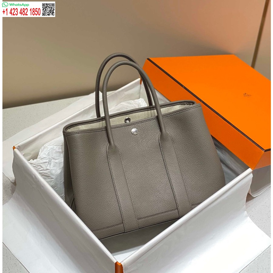 Replica Borsa Hermes Clemence Chiara Scura Festa In Giardino 30 Cm H239046