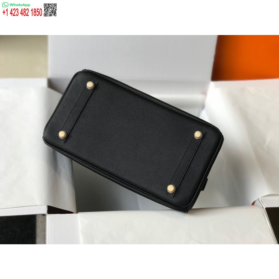 Replika Hermes Birkin Dizajnerske Velike Torbe Od Epsom Kože 28353 Crna