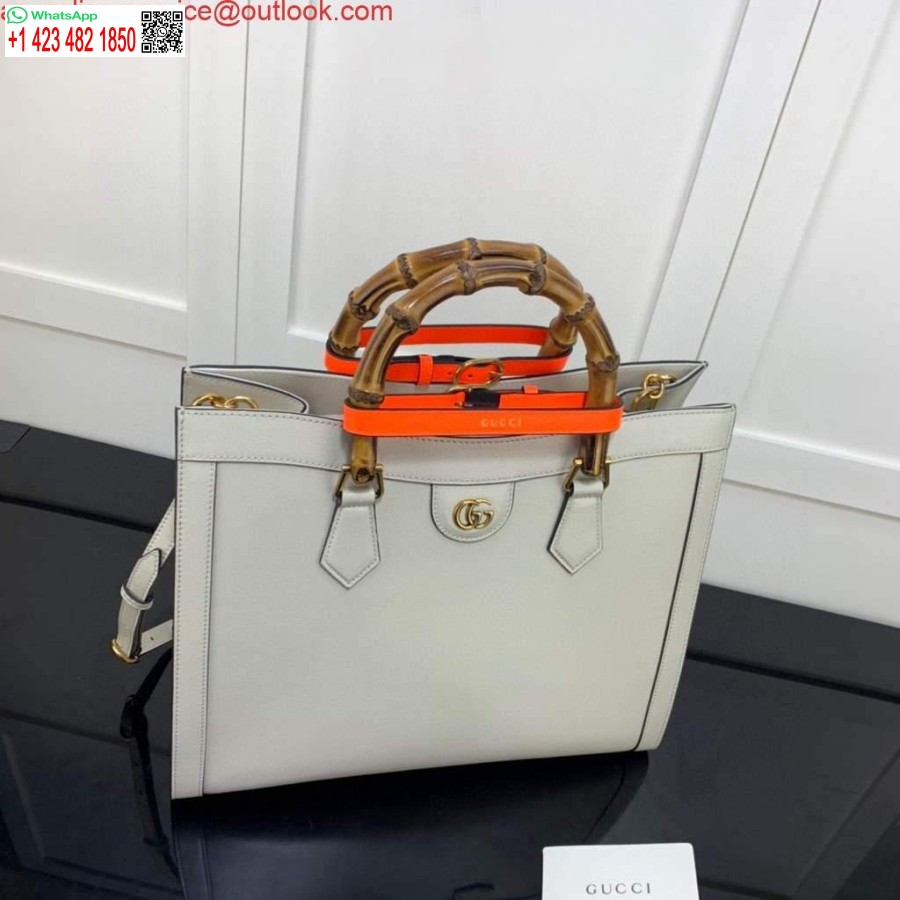 Replica Gucci Diana Borsa Tote Media Gucci 655658 Bianco