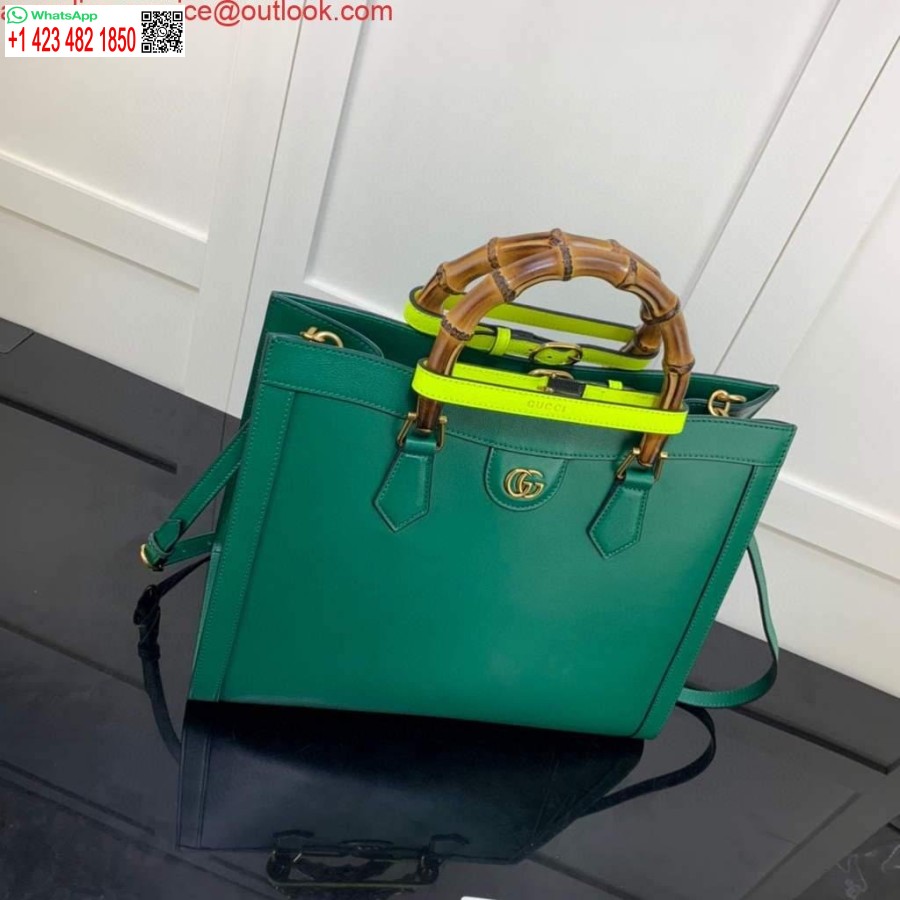 Replica Gucci Diana Borsa Tote Media Gucci 655658 Verde