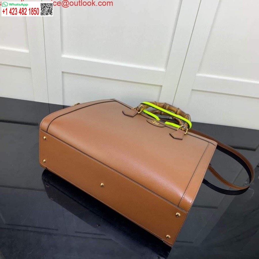 Réplica Bolsa Gucci Diana Média Gucci 655658 Marrom
