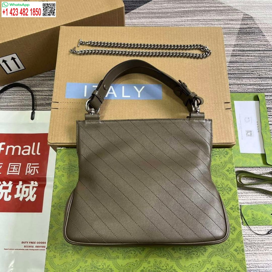 طبق الاصل غوتشي 751518 غوتشي بلوندي حقيبة حمل صغيرة البني