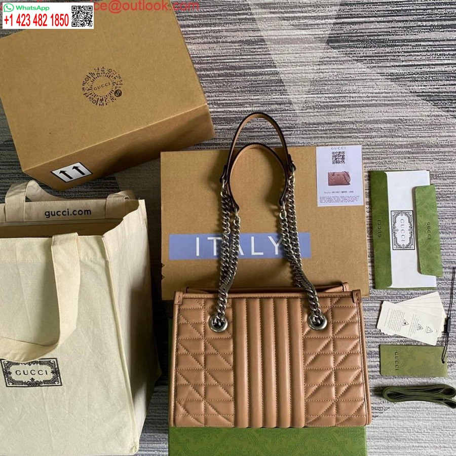نسخة طبق الأصل غوتشي 681483 جي جي مارمونت حمل حقيبة صغيرة المشمش