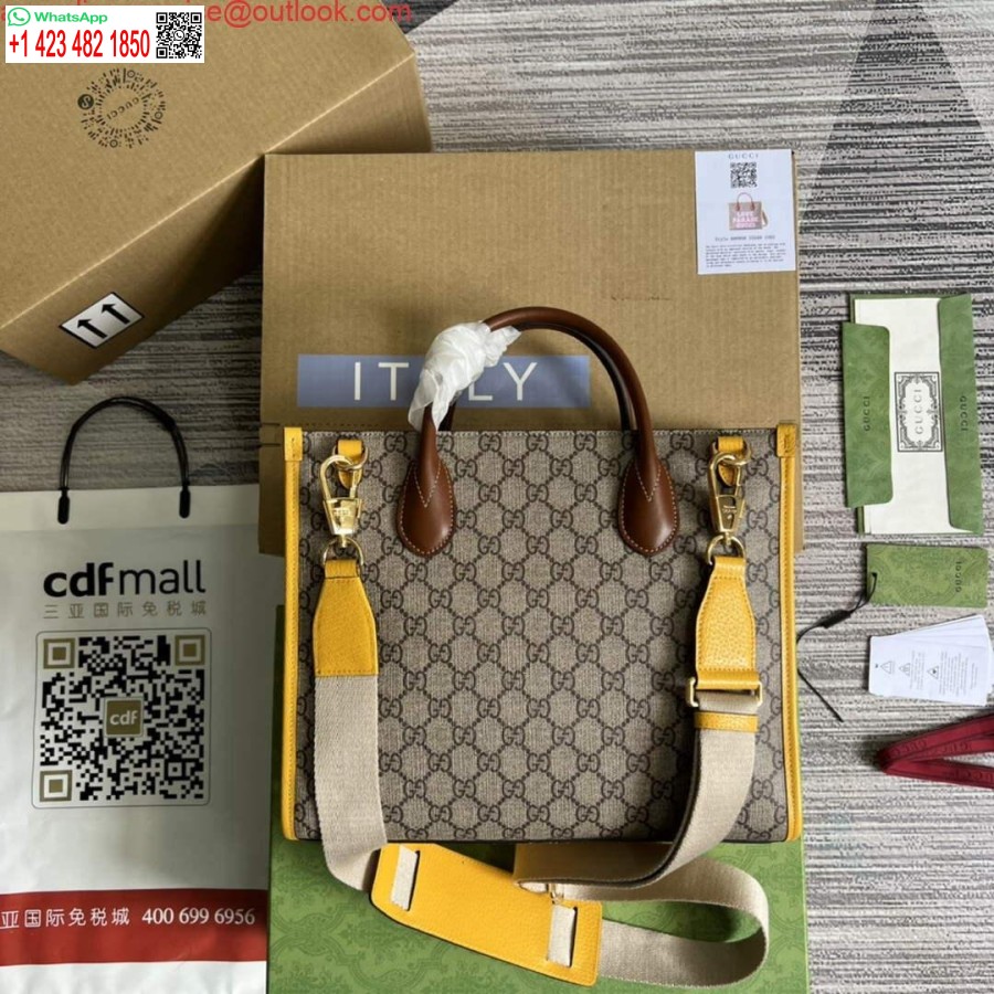 نسخة غوتشي 680956 رائعة حمل حقيبة صغيرة صفراء