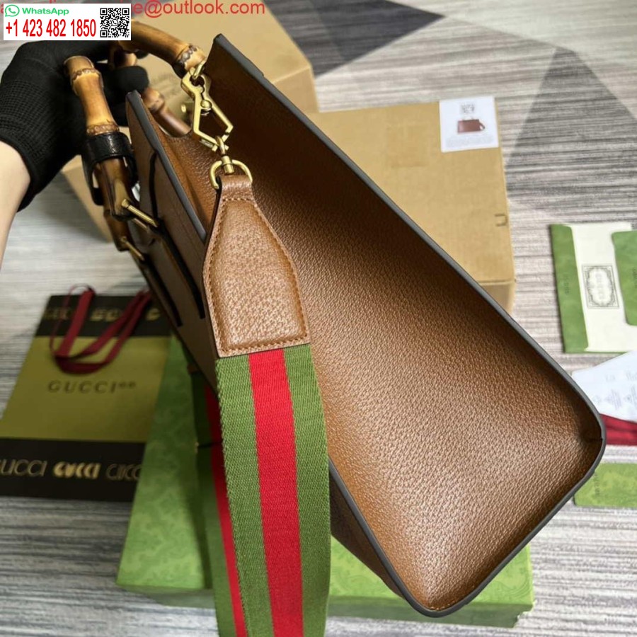 Replika Gucci 678842 Diana Medium Mulepose Brun