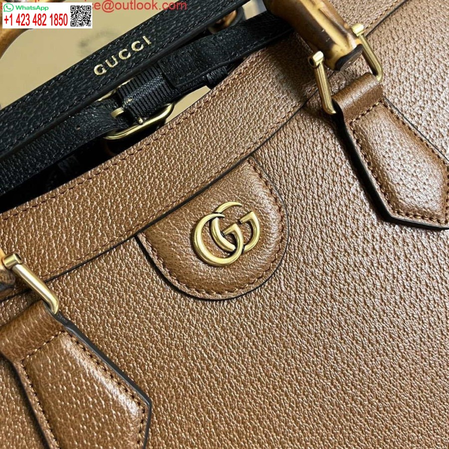 Replika Gucci 678842 Diana Medium Mulepose Brun