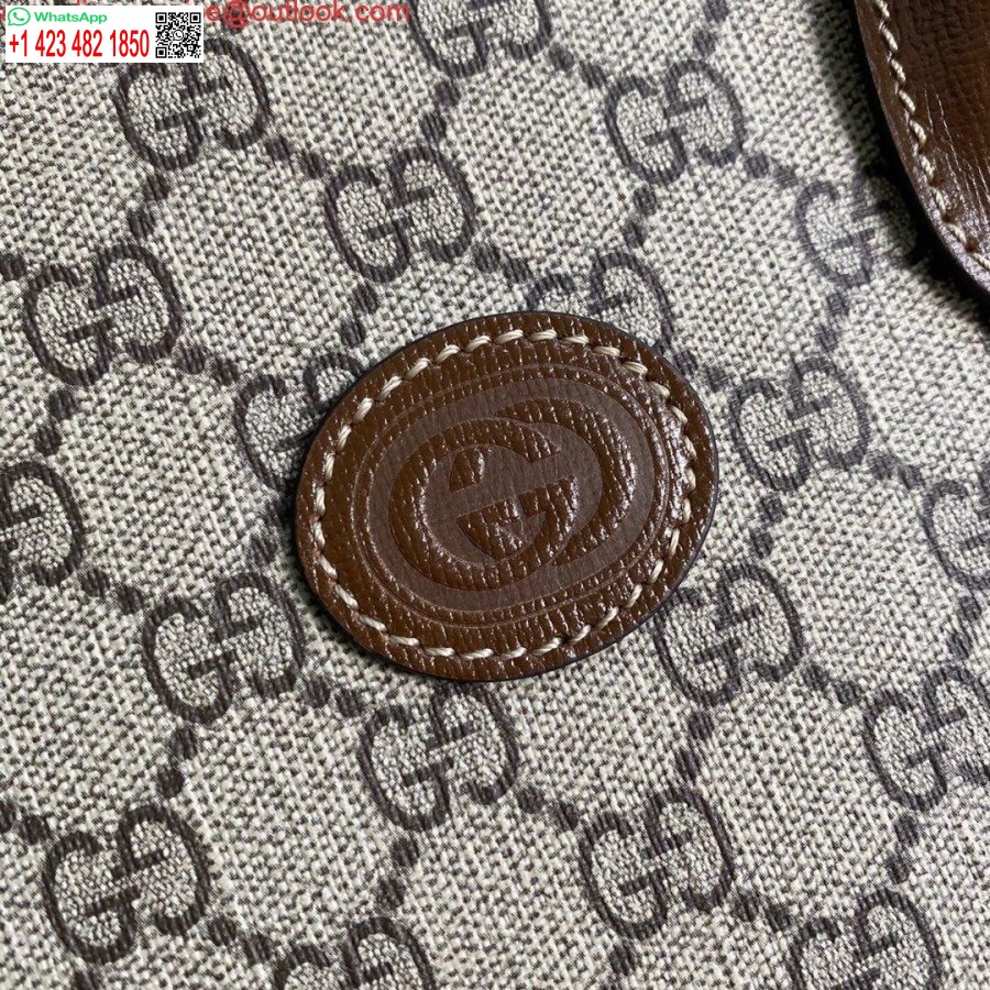 Replika Gucci 659983 Gg Mała Torba Na Ramię Brązowa