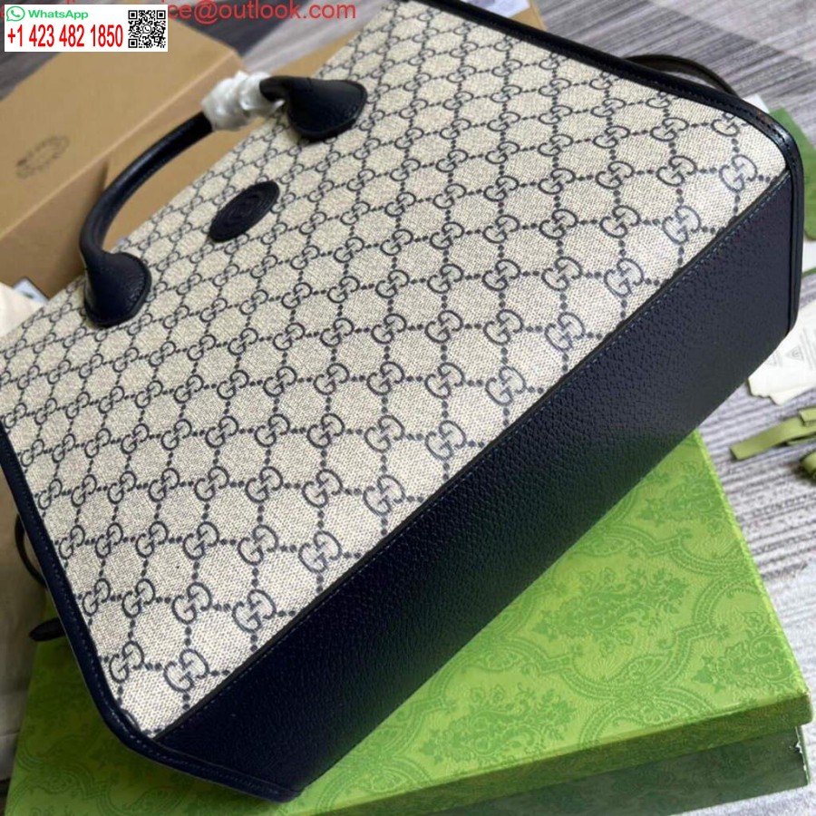 Replica Gucci 659983 Borsa Tote Piccola Gg Nera