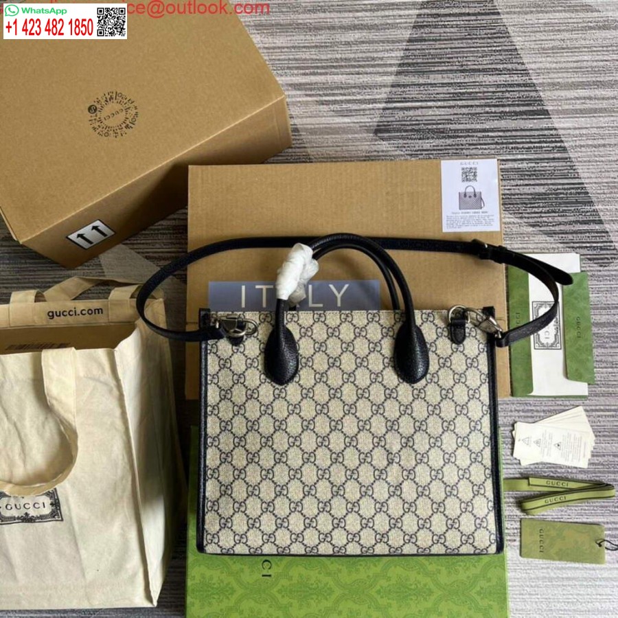 Replica Gucci 659983 Gg Väike Kandekott, Must