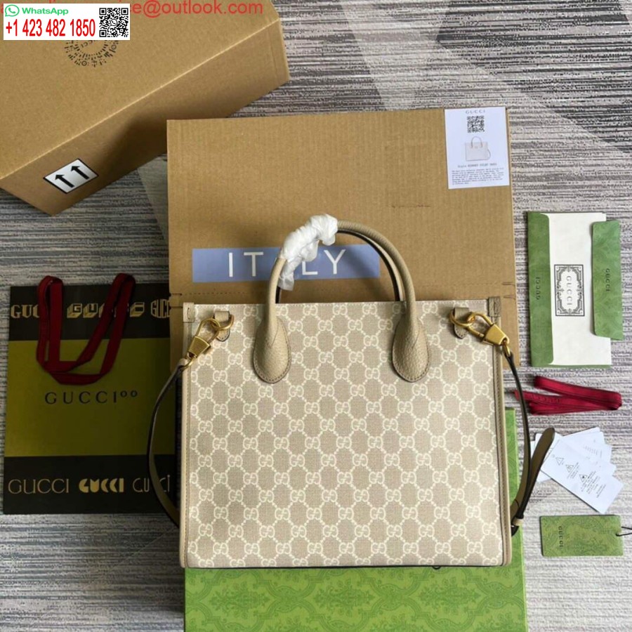 Replica Gucci 659983 Borsa Tote Piccola Gg Beige