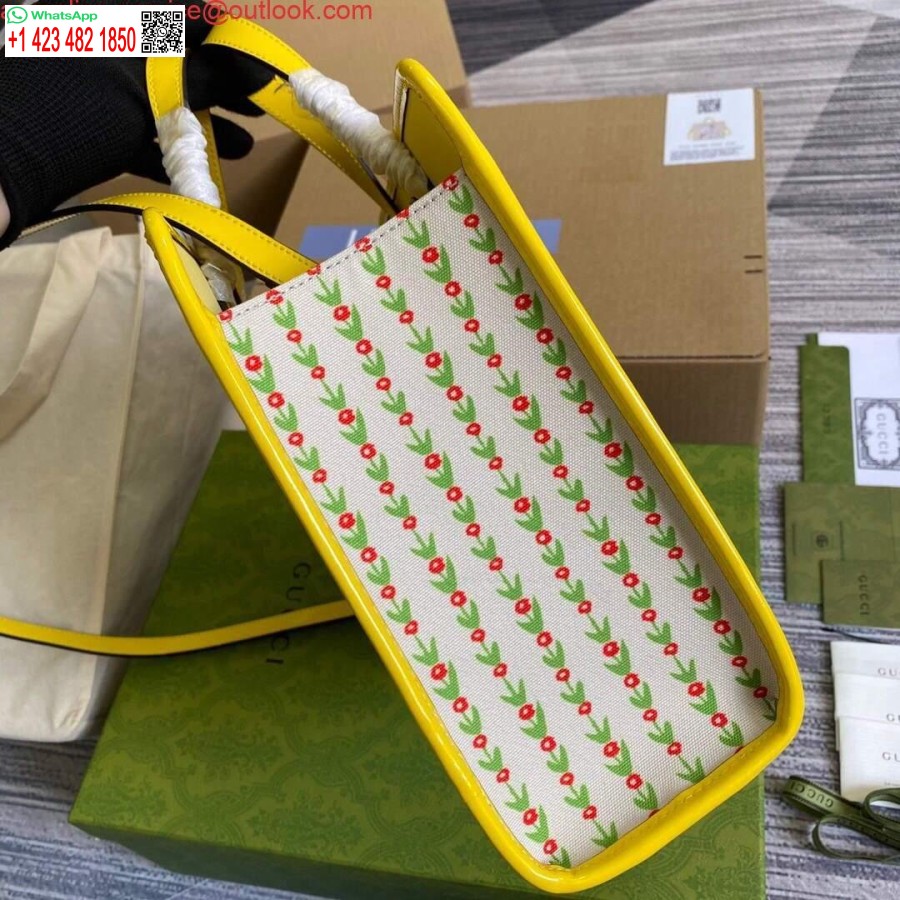 Replica Gucci 612992 Borsa A Tracolla Media Ophidia Tote Gg Gialla