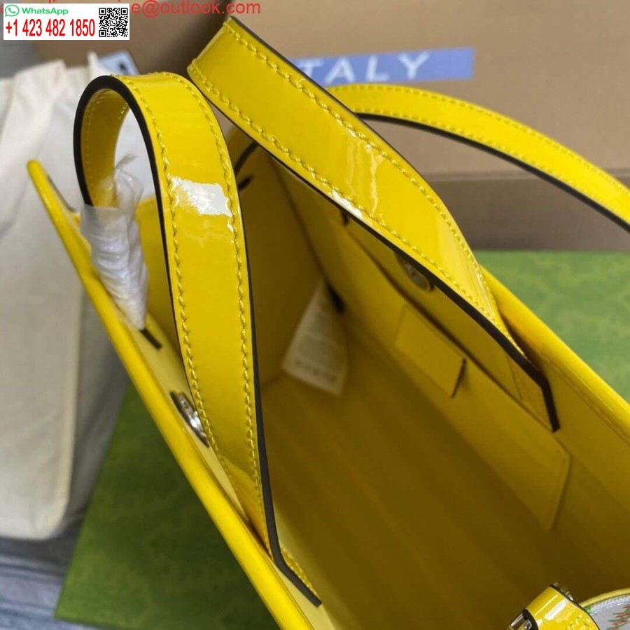 Replica Gucci 612992 Borsa A Tracolla Media Ophidia Tote Gg Gialla