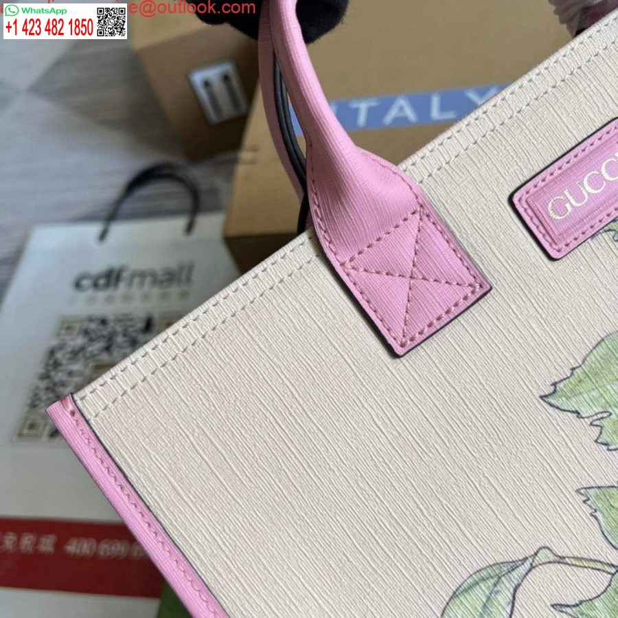 Replika Gucci 550763 Tas Jinjing Besar Bermotif Peri Anak Berwarna Pink