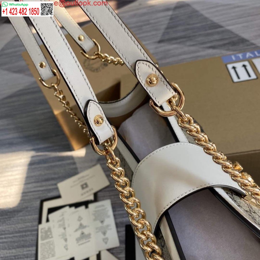 Replika Gucci 479197 Lokot Srednji Gg Torba Za Rame Bijela