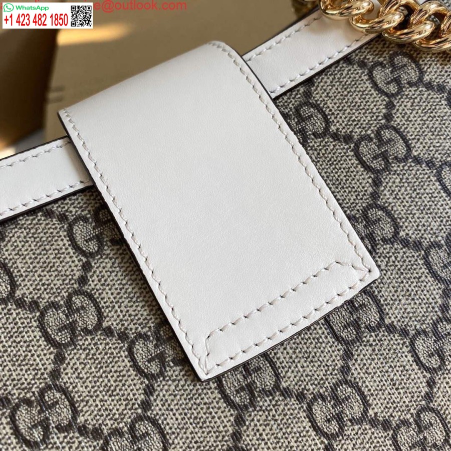 Replika Gucci 479197 Lokot Srednji Gg Torba Za Rame Bijela