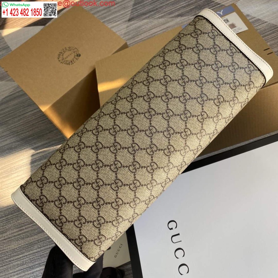 Replika Gucci 479197 Lokot Srednji Gg Torba Za Rame Bijela