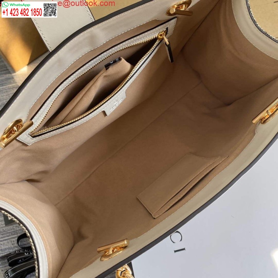 Replika Gucci 479197 Lokot Srednji Gg Torba Za Rame Bijela