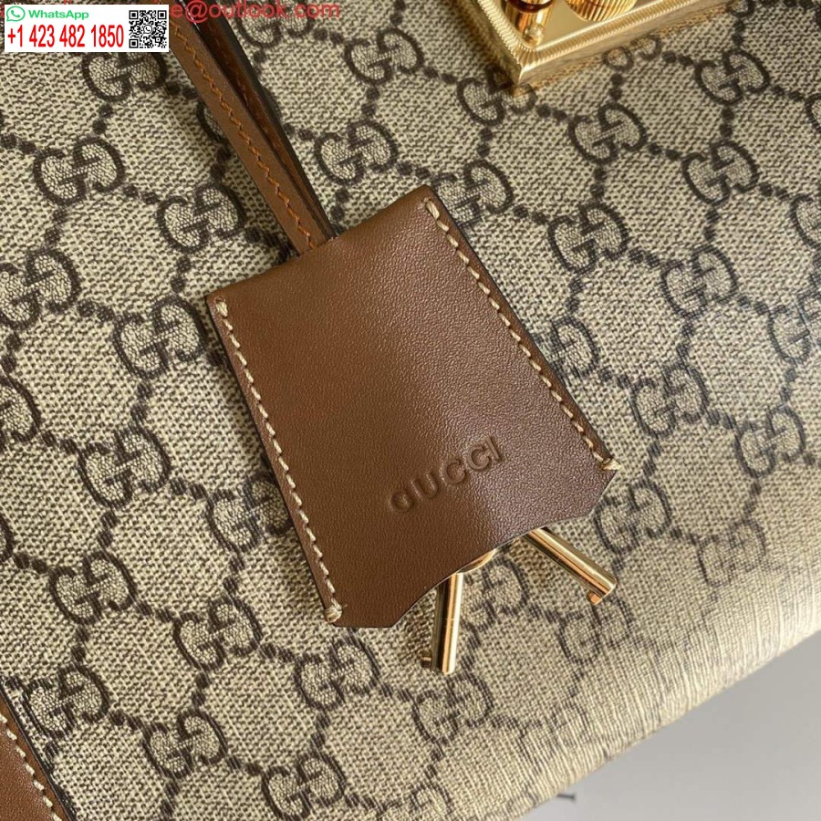 Replika Gucci 479197 Lokot Srednji Gg Torba Za Rame Smeđa