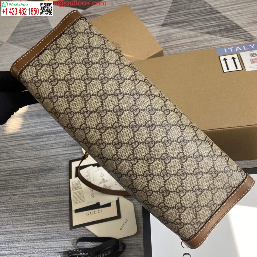 Replika Gucci 479197 Lokot Srednji Gg Torba Za Rame Smeđa