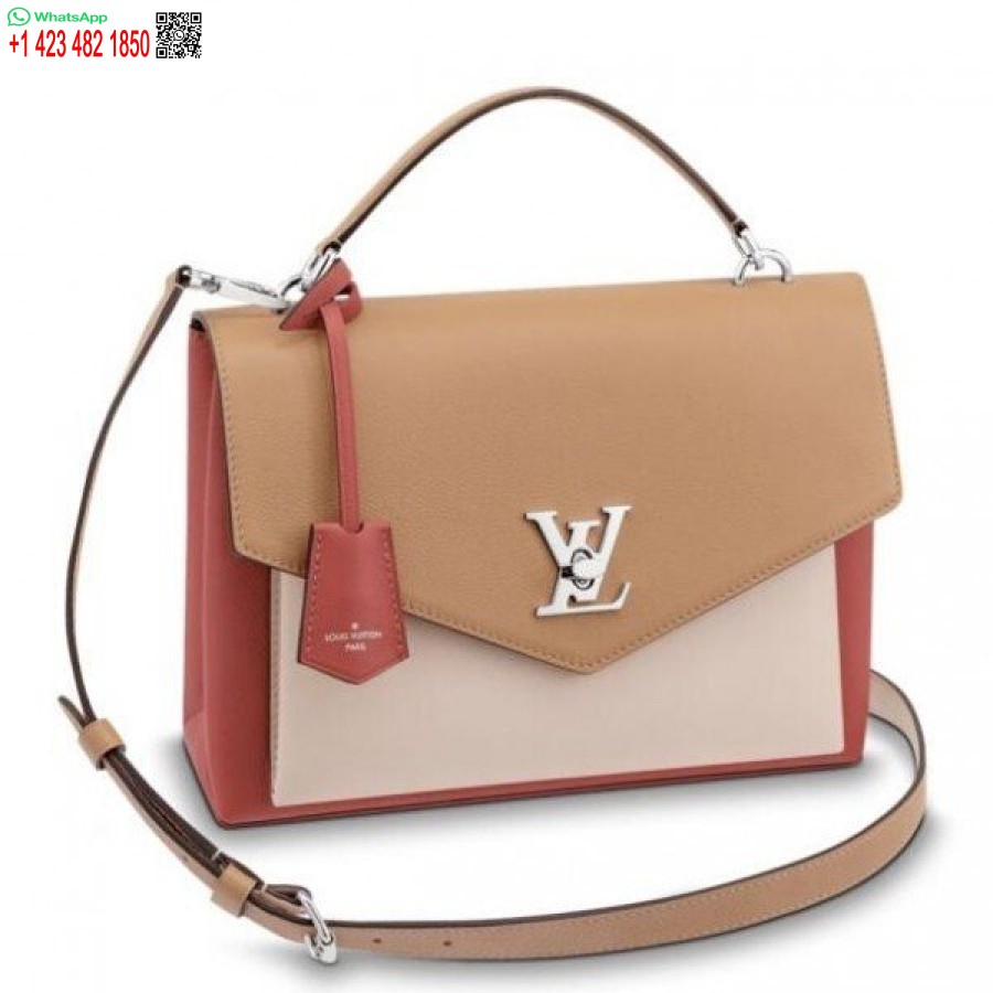 Replica Louis Vuitton Crema Al Sesamo La Mia Borsa Lockme M53506 Blv755