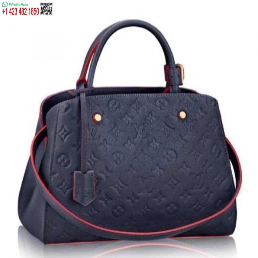 Réplica Louis Vuitton Montaigne Mm Bolso Monograma Empreinte M42746 Blv556