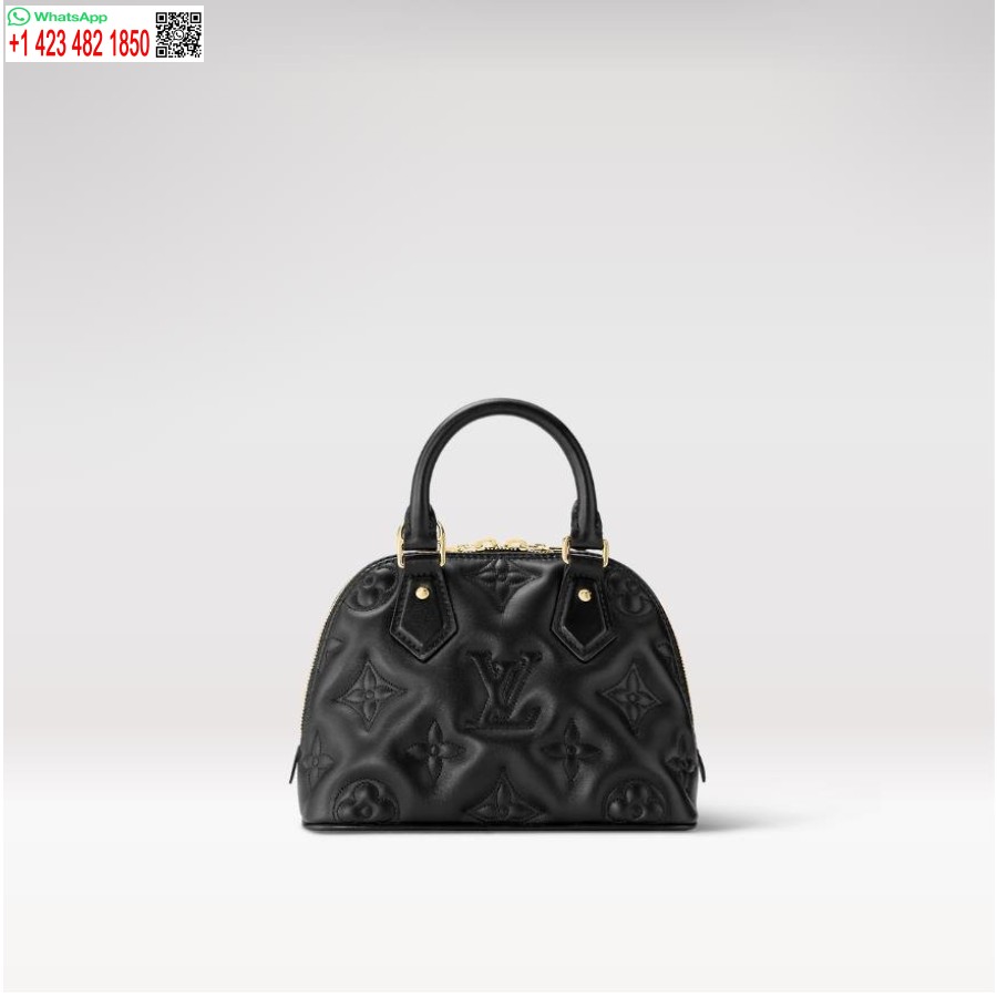 طبق الاصل لويس فويتون ألما BB حقيبة سوداء LV M59793