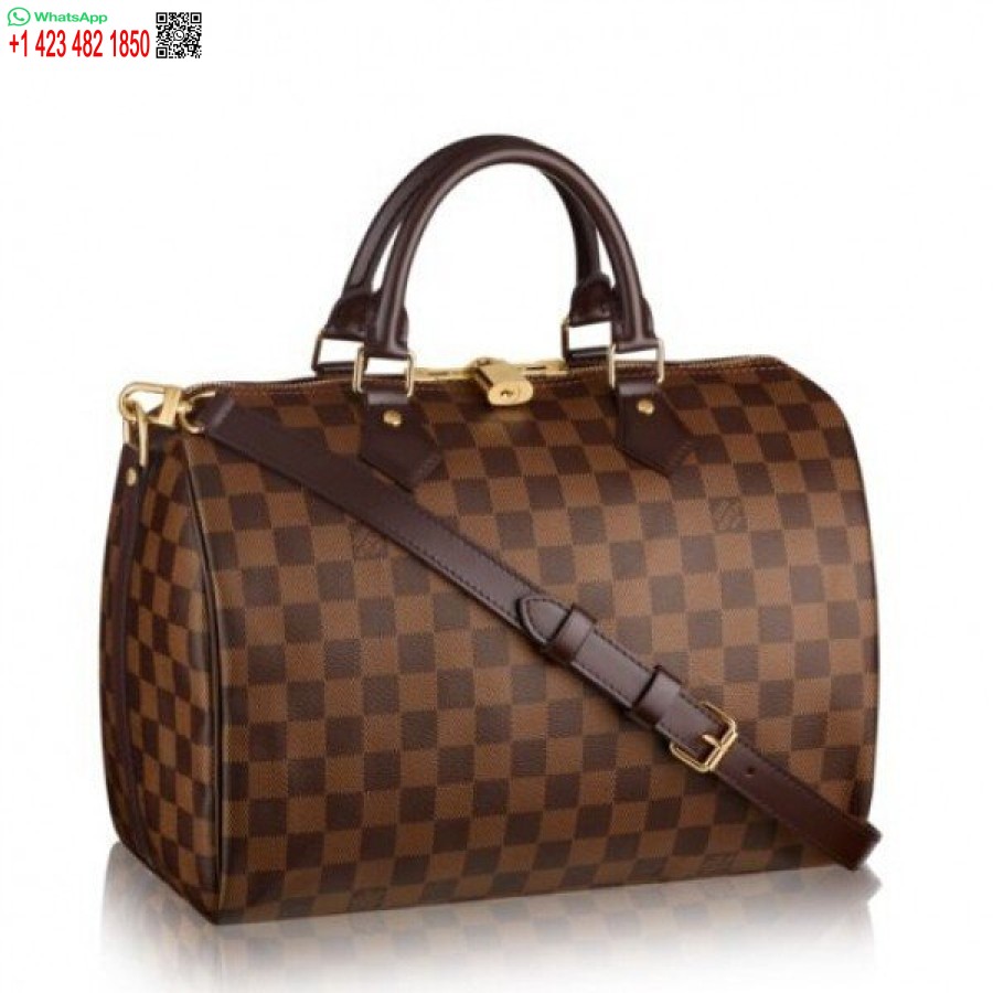 Réplica Louis Vuitton Speedy Bandouliere 30 Damier Ebene N41367 Blv110