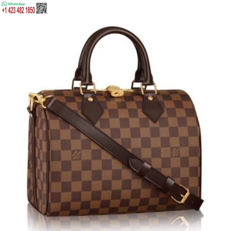 Réplica Louis Vuitton Speedy Bandouliere 25 Damier Ebene N41368 Blv109