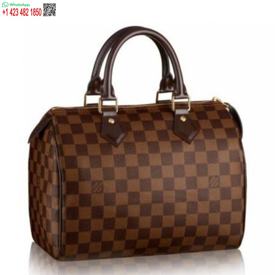 طبق الاصل لويس فويتون سبيدي 25 حقيبة دامييه ايبين N41365 Blv107