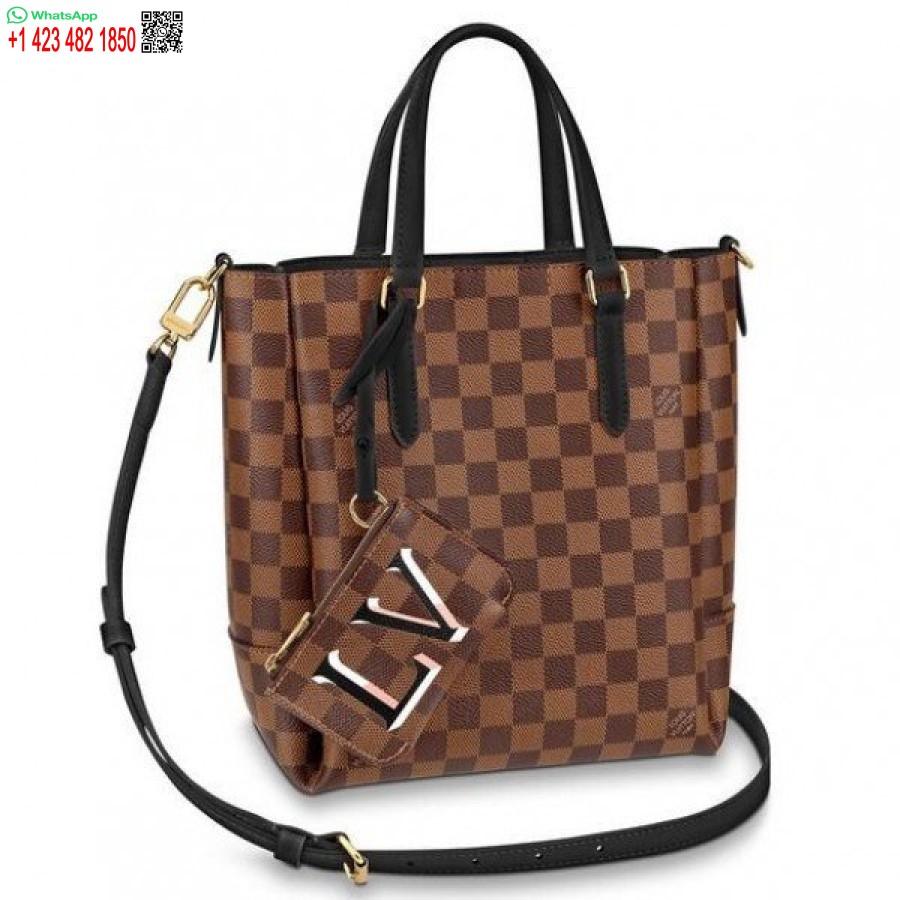 Réplica Louis Vuitton Belmont Pm Bolso Damier Ebene N60348 Blv094