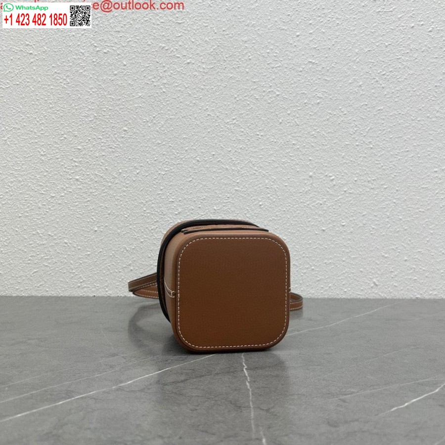 Replika Celine 199263 Majhna škatlica Cuir Triomphe V Gladki Telečji Koži