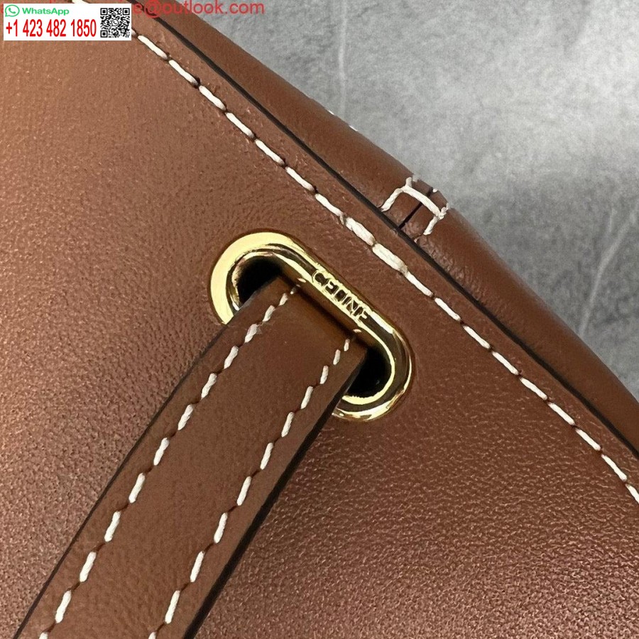 Replika Celine 199263 Majhna škatlica Cuir Triomphe V Gladki Telečji Koži