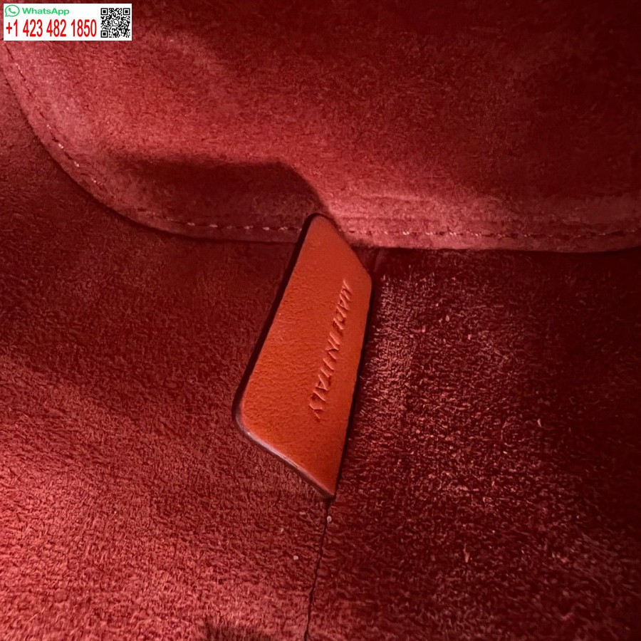 Replica Celine 199263 Piccola Scatola Cuir Triomphe In Pelle Di Vitello Liscia Rosso Arancio