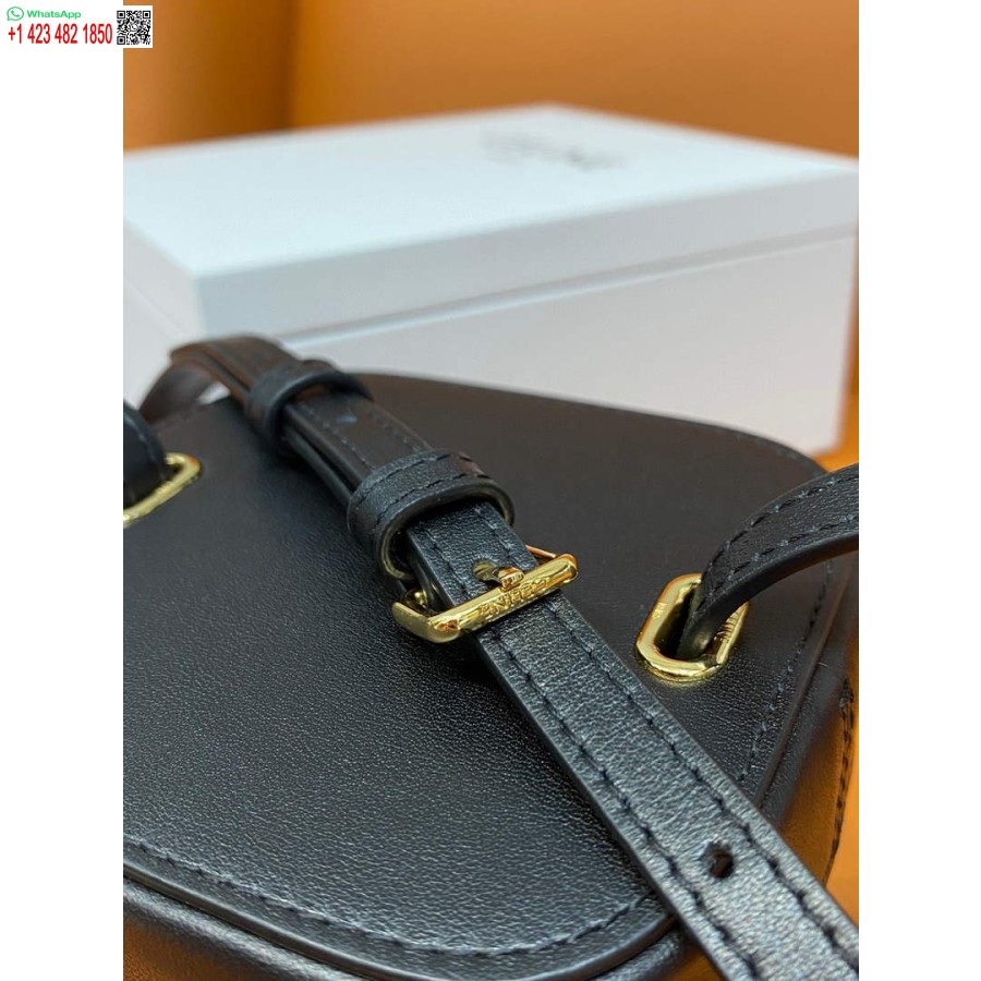 Replica Celine 199263 Piccola Scatola Cuir Triomphe In Pelle Di Vitello Liscia Nera