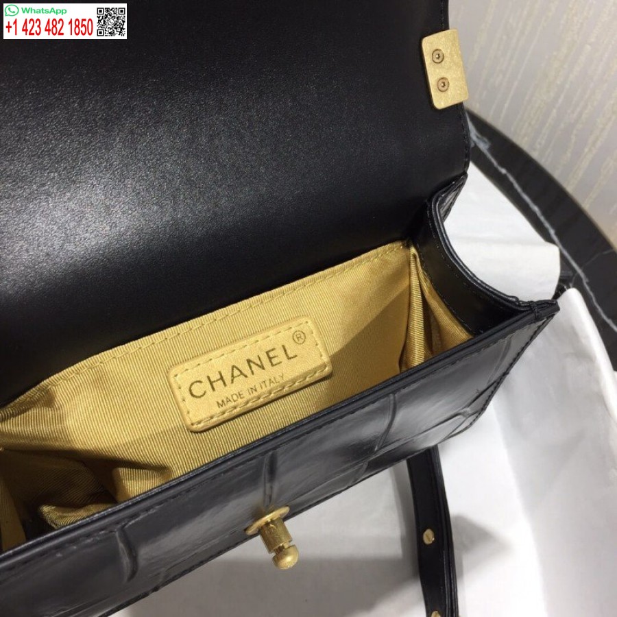 Replica Chanel Piccolo Ragazzo Chanel Uk Borsa A Specchio 1:1 A67085 Oro