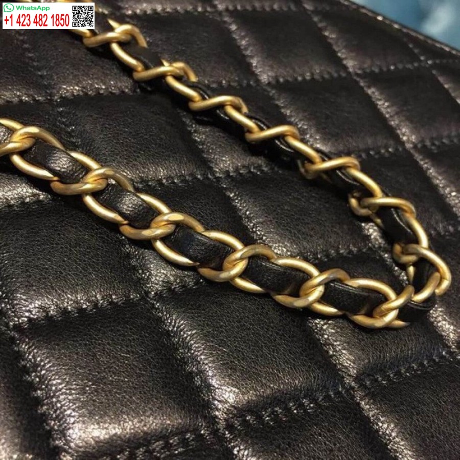 Replica Chanel Small Aaa+ Pearl Chain Flik Hög Väska As0584