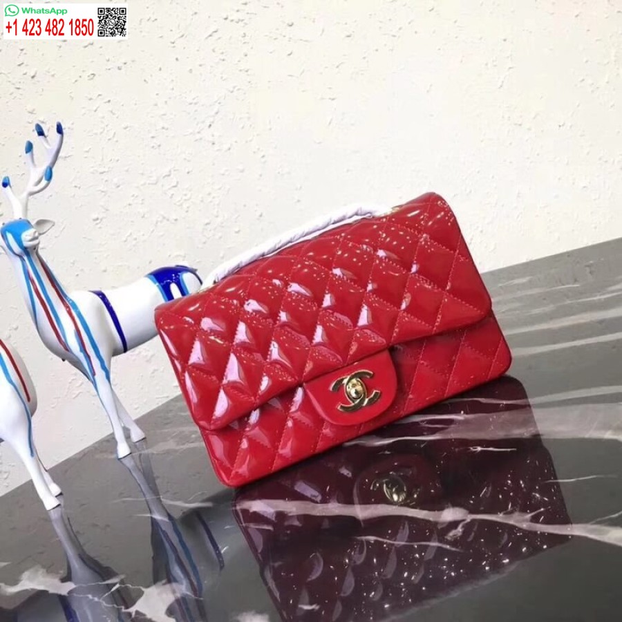 Replica Chanel Pantent Inspired Leather Wholesale 20Cm Classic Flap Bag 1116