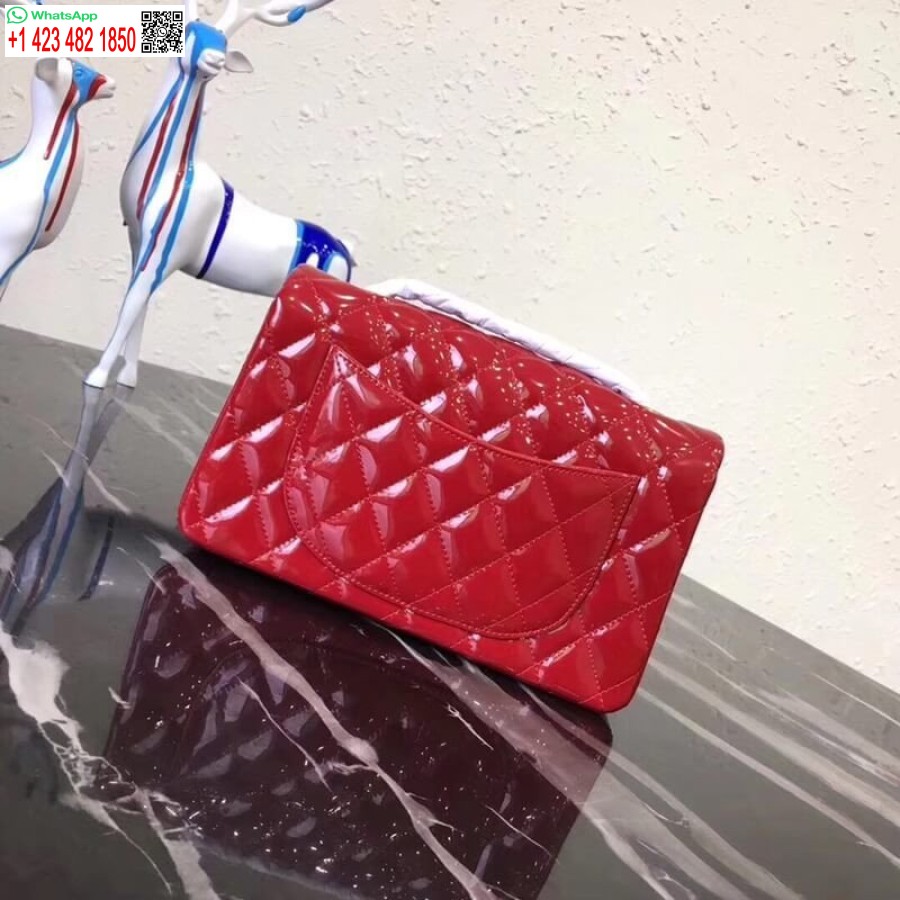 Replica Chanel Pantent Inspired Leather Wholesale 20Cm Classic Flap Bag 1116