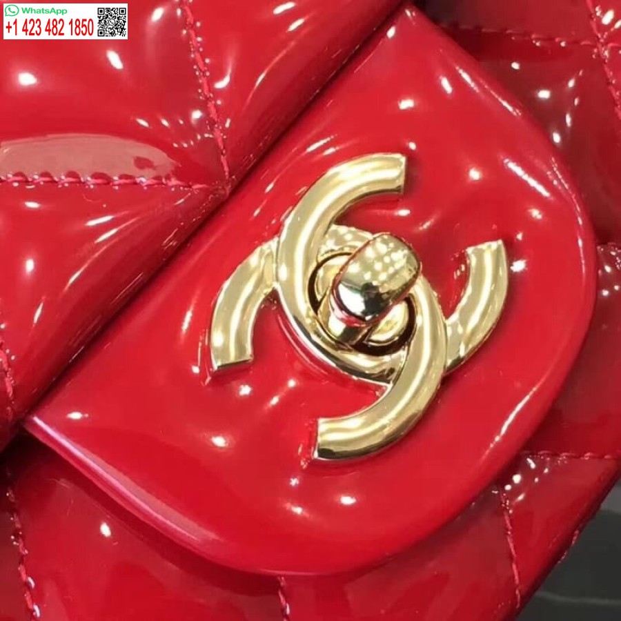 Replica Chanel Pantent Inspired Leather Wholesale 20Cm Classic Flap Bag 1116