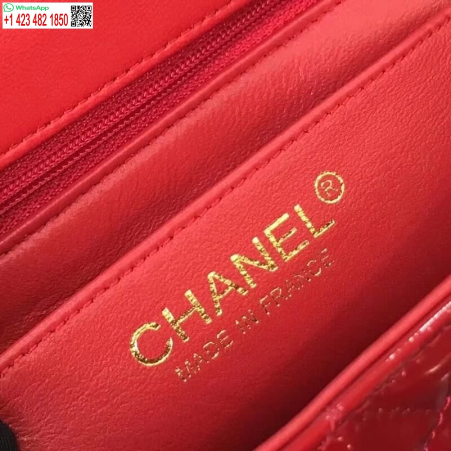 Replica Chanel Pantent Inspired Leather Wholesale 20Cm Classic Flap Bag 1116