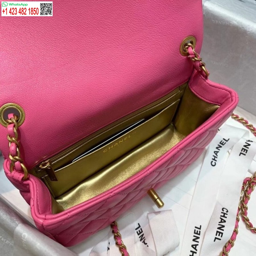 Replica Chanel High Lambskin Flap Fashion Bag As1787