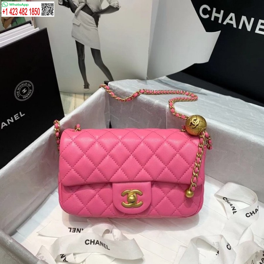 Replică Geantă De Modă Chanel Cu Clapă Din Piele De Miel înaltă As1787