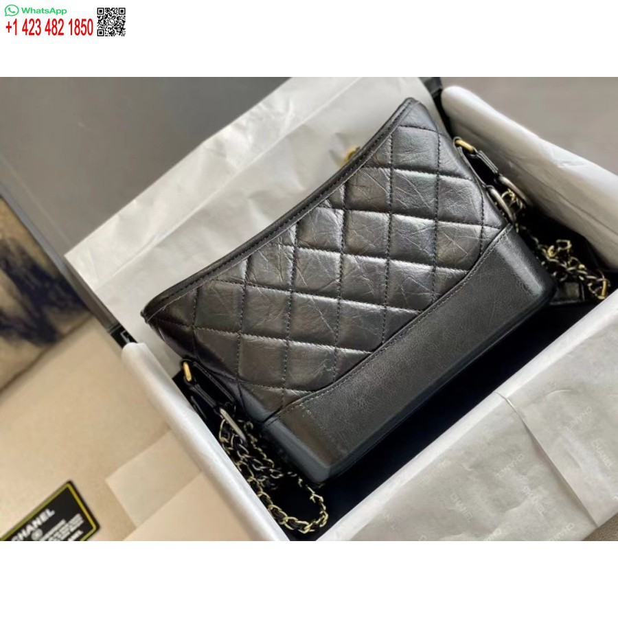Replica Chanel Gabrielle Aaa+ Piccola Borsa Hobo A91810 Alta Nera