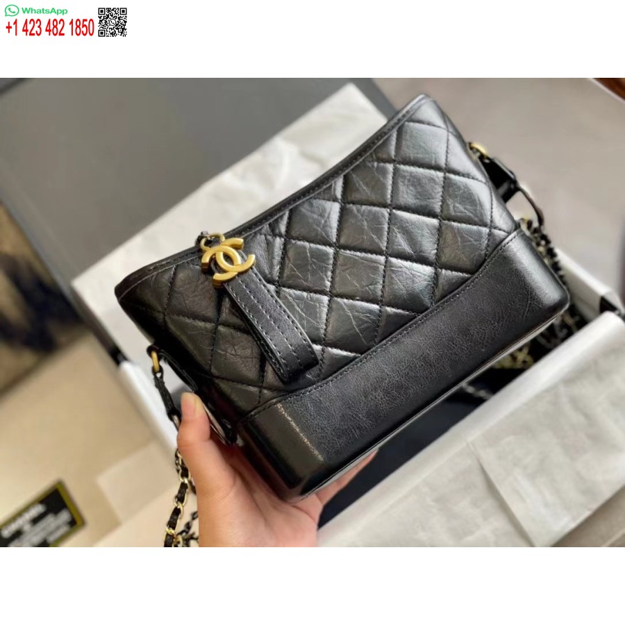 Replica Chanel Gabrielle Aaa+ Piccola Borsa Hobo A91810 Alta Nera