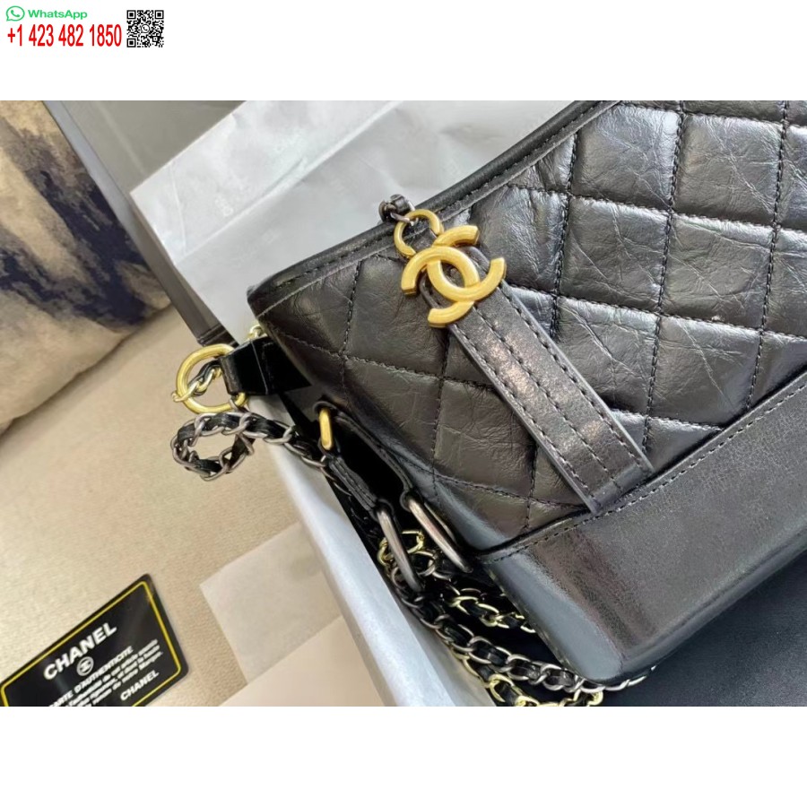 Replica Chanel Gabrielle Aaa+ Piccola Borsa Hobo A91810 Alta Nera