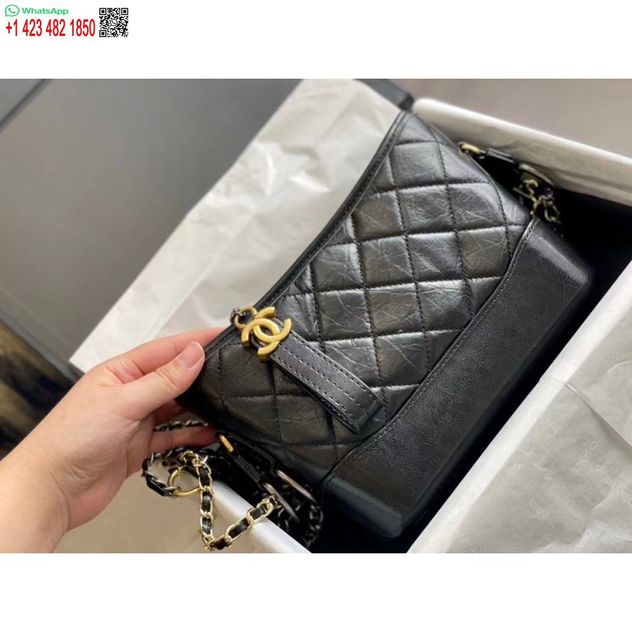 Replica Chanel Gabrielle Aaa+ Piccola Borsa Hobo A91810 Alta Nera
